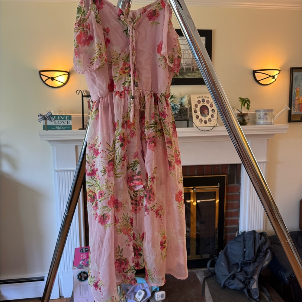 Speechless Pink Floral Dress